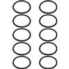 LT Easiyl 10 guarnizioni O-ring in gomma nitrilica, diametro interno 55 mm, diametro esterno 65 mm, larghezza 5 mm, per rubinetti, idraulici, riparazioni automobilistiche, colore nero