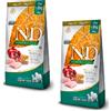 FARMINA 2x12+3kg Farmina N&D Ancestral Grain Cane Adult Pollo e Melograno