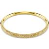 SWAROVSKI BANGLE METEORA, PAVE A NEVE PLACCATO COLOR ORO, L - 18.5 cm