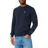 Champion Legacy Basics - Powerblend Fleece Crewneck Felpa, Blu Marino, L Uomo FW23