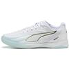 PUMA Scarpe da calcetto IBERO unisex, Scarpe, Bianco/Aqua/Fizzy Light, 44