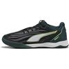 PUMA Scarpe da calcetto IBERO unisex, Scarpe, Nero/Verde Terrain/Fizzy Light, 44