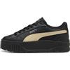PUMA Sneakers Karmen II in pelle da donna, Scarpe, Nero/Canvas/Silver, 35.5