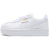 PUMA Sneakers Palermo Elevata in pelle da donna, Scarpe, Bianco, 35.5