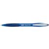 Bic Atlantis Premium - Penna 1.0 mm, Blu, Pacco da 12