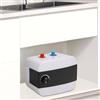 Wiyuer Mini scaldabagno elettrico da cucina piccolo scaldabagno elettrico istantaneo da 6 l, montaggio a pavimento con indicatore LED