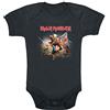 Iron Maiden Kids - Trooper Unisex Body nero 86/92 100% cotone
