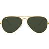 Ray-Ban RB3025 Occhiali da sole Aviator, Uomo, Classici, Oro, 62 mm