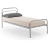 Nuvola Letto in ferro Portofino 85x202 (rete 80x190) / Alluminio