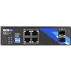 BCS BCS-B-ISP04G-2SFP Interruttore PoE Industriale 4 BCS-B-ISP04G-2SFP