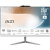MSI Modern AM242 1M-1236 Intel Core 5 120U 60,5 cm (23.8") 1920 x 1080 Pixel PC All-in-one 8 GB DDR5-SDRAM 512 SSD Windows 11 Pro Wi-Fi 6E (802.11ax) Bianco [00-AE0722-1236]