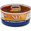 FARMINA N&D CAT PUMPKIN AGNELLO, ZUCCA & MIRTILLO 70 GR.