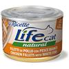 LIFE PET CARE LIFE CAT NATURAL RICETTE POLLO CON PESCE BIANCO 150 GR.
