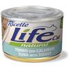 LIFE PET CARE LIFE CAT NATURAL RICETTE TONNO CON CALAMARI 150 GR.