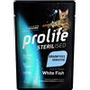 PROLIFE CAT STERILISED GRAIN FREE SENSITIVE PESCE BIANCO 85 GR.