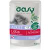 OASY CAT BOCCONCINI IN SALSA ADULT AGNELLO 85 GR.