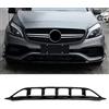 HOCAH Kit griglia di sfiato laterale del diffusore dello spoiler del labbro del paraurti anteriore dell'auto per Mercedes Benz Classe A W176 A45 AMG 2016 2017 2018, Nero Lucido,④