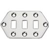 KAISH Placca di controllo per pickup per chitarra elettrica, per chitarra Jaguar vintage/classica, cromata