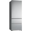 Hisense RT641N4AIE - Frigorifero a due porte, classe E, capacità 493 L con 200 cm di altezza, super freeze, totale no gelo, porta reversibile, silenziosa 38 dB, colore: inox