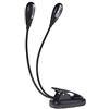 Lampada Da Leggio LED Con Clip - Luce Da Lettura Regolabile USB Per Libri E Spartiti