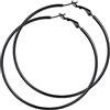 GoldChic Y2K Orecchini Futuristici Minimalismo 20MM-100MM Impilabili Ipoallergenico Orecchini Donna Argento Estetica Tricolore Cerchio Impermeabile Oversize Leggero