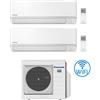 Panasonic Climatizzatore Condizionatore Panasonic Serie TZ Wifi R32 Dual Split Inverter 7000 + 9000 BTU con U.E. CU-3Z68TBE Classe A++/A+