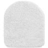 Casatessile Copri ASSE WC 40X45 cm Velluto Soft Copri ASSE Morbido, Coprisedile Water, Copriwater - Bianco