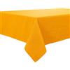 BALCONY & FALCON Tovaglia effetto lino rettangolare, protettiva, facile da pulire, per interni, esterni, giardino, ristorante e decorazione, giallo oro-spessa 140 × 180 cm