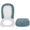 Casatessile Copriasse WC Velluto 50X50 cm. Misura Grande Copri ASSE Morbido, Coprisedile Water, Copriwater Universale - Ottanio