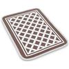 Casatessile Tappeto Multiuso Cotone 50X75 cm. MILLEUSI Tappeto Bagno Assorbente, Tappeto Cotone - Marrone