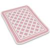 Casatessile Tappeto Multiuso Cotone 50X75 cm. MILLEUSI Tappeto Bagno Assorbente, Tappeto Cotone - Rosa