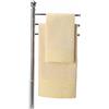 Casatessile Coppia di Asciugamani Bagno in Cotone Chiara Set Asciugamani 2 Pezzi Viso e Bidet. - Giallo