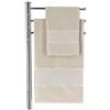 Casatessile Aida Coppia Asciugamani per Ricamo Set 2 Asciugamani Bagno Viso e Bidet - Beige Sabbia