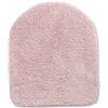 Casatessile Copri ASSE WC 40X45 cm Velluto Soft Copri ASSE Morbido, Coprisedile Water, Copriwater - Rosa