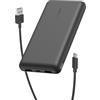 Belkin Caricabatterie portatile USB-C 20K, power bank 20000mAh con ingresso/uscita Type-C, 2 porte USB.A e cavo da a USB.A incluso per iPhone, Galaxy, iPad, Pixel, AirPods - Nero