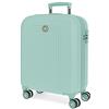 MOVOM Riga Trolley cabina Verde 40x55x20 cms Rigida ABS Chiusura a combinazione numerica 37L 2,8Kgs 4 doppie ruote Bagaglio a mano