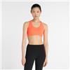 New Balance Donna NB RC Bra in Rosa, Maglia di Poliestere, Taglia L