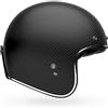 Bell Casco Custom 500 Carbonio Opaco, Nero, Taglia XS