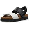 Camper Brutus Sandal K201323, Sandali a 2 strisce Donna, Multicolore 018, 37 EU