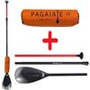 AQUA MARINA Set - pagaia Aqua Marina Sports III + floater - barva: arancio