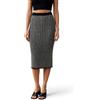 Michael Kors per donna. [MT570J8HQG] Gonna midi in jacquard nero, Casual, Viscosa