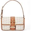 Michael Kors per donna. 30S5GBAL2V Borsa a tracolla Colby media con logo beige [3249485], Casual, PVC