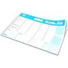 Blasetti - Planning Settimanale da Tavolo 60 Fogli - Formato Grande A3 - Misure 42 x 30 cm - Planner Sottomano - Organizer a Strappo - Perpetuo Senza Data Carta Bianca Made in Italy