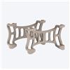 Tractive - 2 clip di gomma per GPS per cani Tractive DOG 6 (marrone)