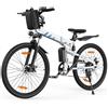 AOIHO Bici Elettrica, 26 Bici Elettrica Pieghevole con 48V 624 Wh Batteria Rimovibile, Autonomia di 100 KM, Motore da 250W, Bicicletta Elettrica a 7 Velocità, LCD Display, Mountain Bike Elettrica