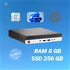 HP PC DESKTOP HP 800 G3 MINI INTEL I5 RAM 8GB SSD 256GB WIN 11 PRO RICONDIZIONATO