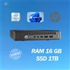 HP PC DESKTOP HP 800 G2 MINI INTEL I5 RAM 16GB SSD 1TB WIN 11 PRO RICONDIZIONATO