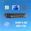 HP PC DESKTOP HP 800 G2 MINI INTEL I5 RAM 8GB SSD 1TB WIN 11 PRO RICONDIZIONATO