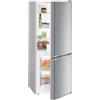 Ⓜ️🔵🔵🔵 LIEBHERR CUele 2331 - Frigorifero combinato, GARANZIA 10 ANNI INCLUSA* originale LIEBHERR, frigo-congelatore con SmartFrost, Look Acciaio Inox, 137,2 x 55 cm, Nuova classe E