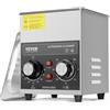 VEVOR Pulitore ad Ultrasuoni 2L con Timer Riscaldante Cestello, Macchina Digitale a Cavitazione Sonica, Pulitrice Ultrasuoni 60 W per Strumenti di Orologi, Occhiali, Monete, Utensili Metallici